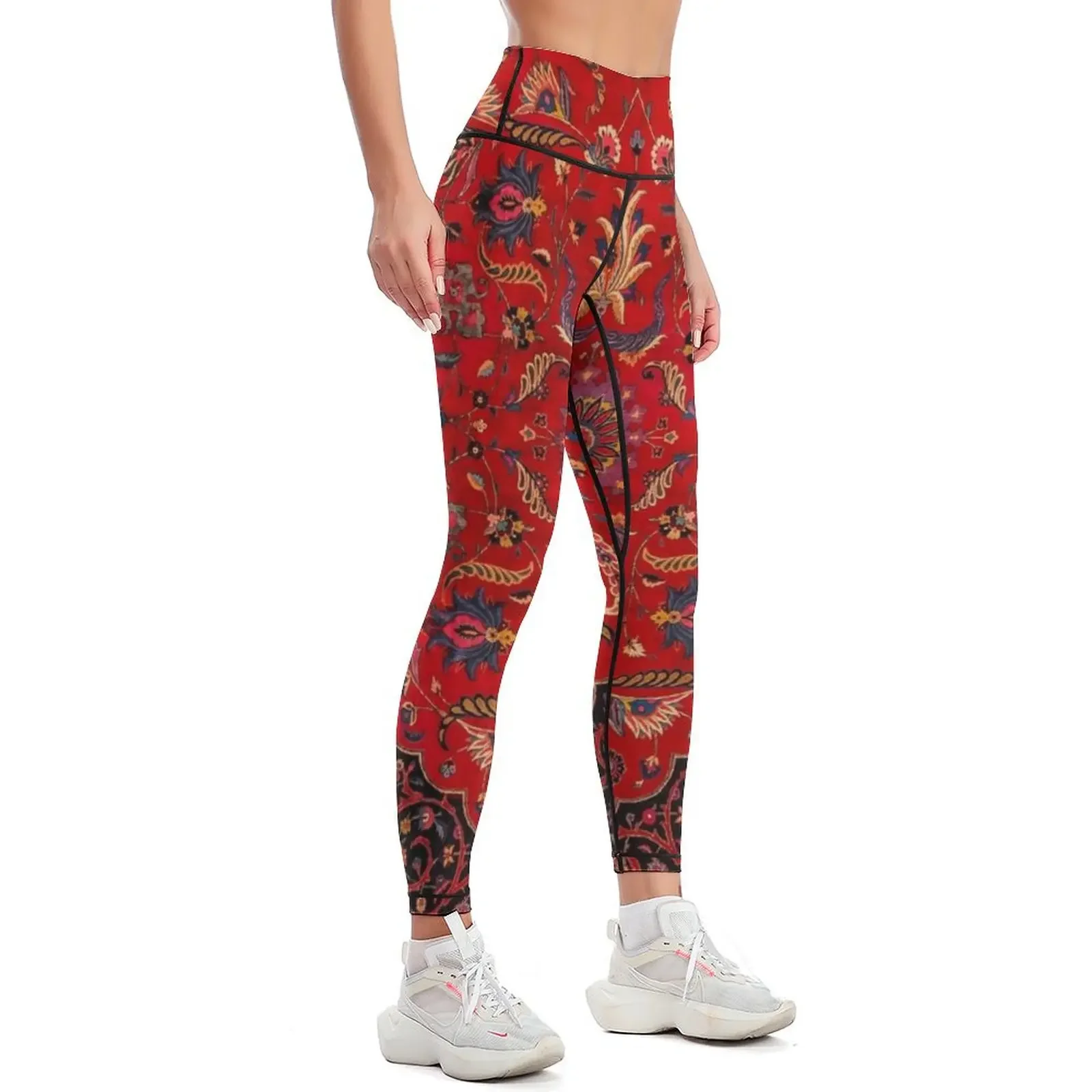 Antique Persian Rug Leggings Training pants sport legging sportswear for gym Womens Leggings