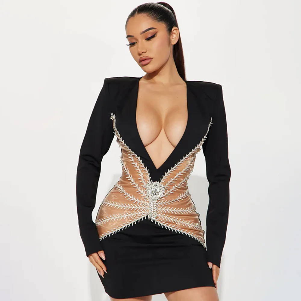 

2024 Summer Womens Mini Skirt Satin Rhinestone Corset See Through Sexy Womens Dress y2k Clothes New High Quality Skirt bra
