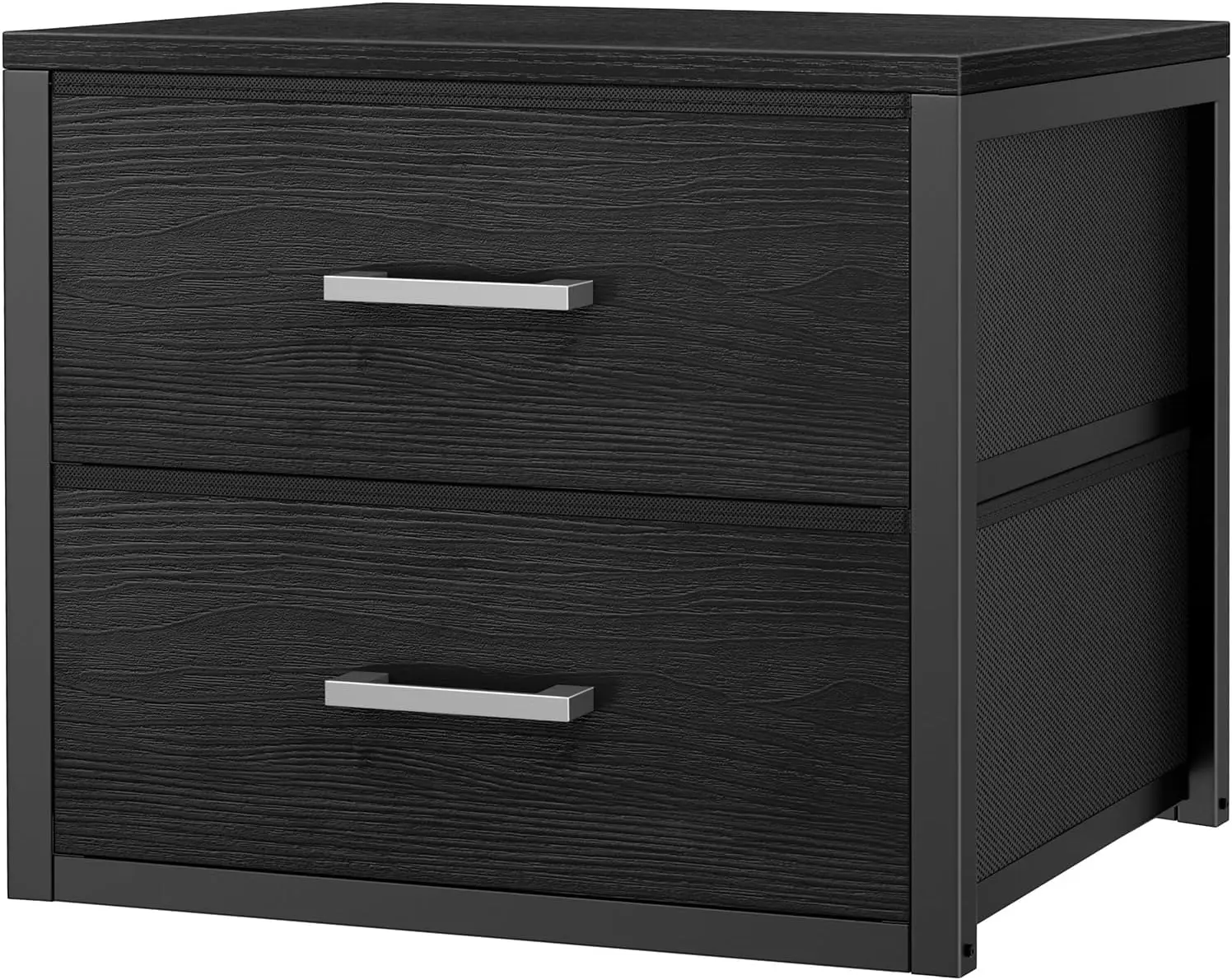

Stackable Storage Drawers Closet Organizers and Storage Fabric Black 2 Drawer Dresser for Bedroom Modern