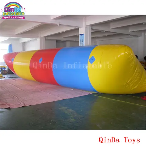 Floating Foldable Blob Inflatable Air Bag With Free Pump,0.9Mm Pvc Inflatable Water Pillow For Jumping