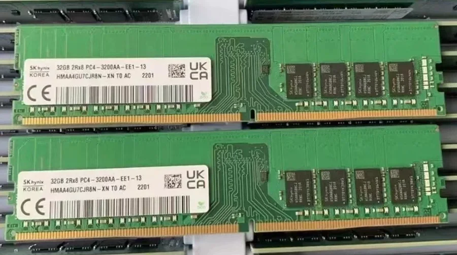 SK 하이닉스 8GB 16GB 32GB 1Rx8 2Rx8 2133P 2400T 2666V 2933Y 3200AA PC4 순수 ECC UDIMM RAM 워크스테이…