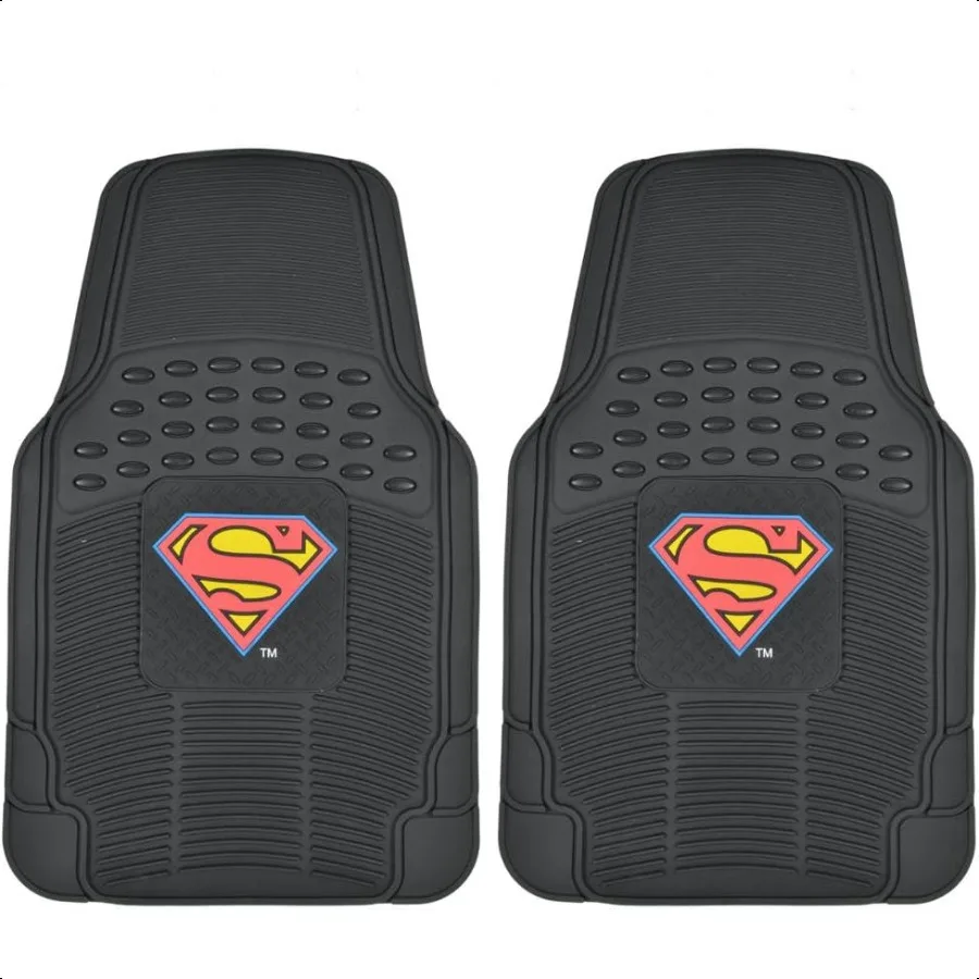 erhero Car Floor Mats Officially Licensed Warner Bros  All Weather Interior Auto Protection Heavy Duty Rubber Liners for Car T