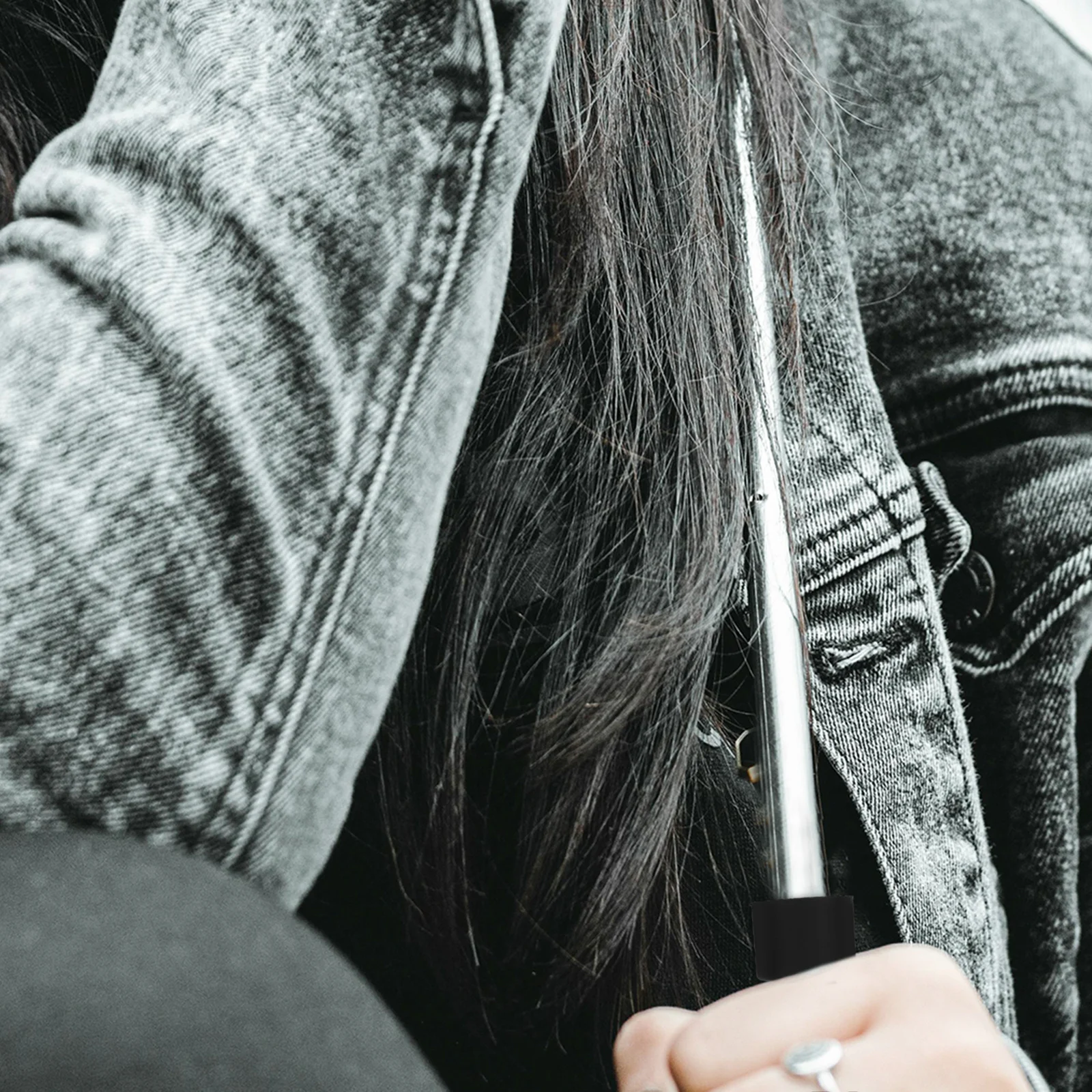 

Umbrella Handle Replacement 15Mm Threaded 1.5Cm Inner Diameter Anti-Slip Plastic Grip For Rain Sun Folding Uv Umbrellas Handle