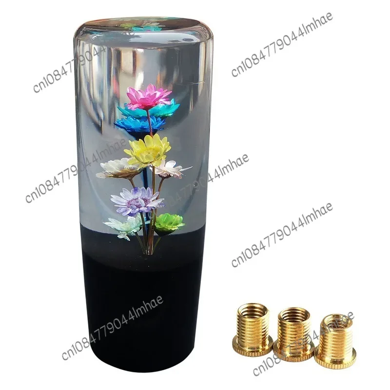 Automatic knob creative manual crystal personalized modification universal wave stick head hanging gear