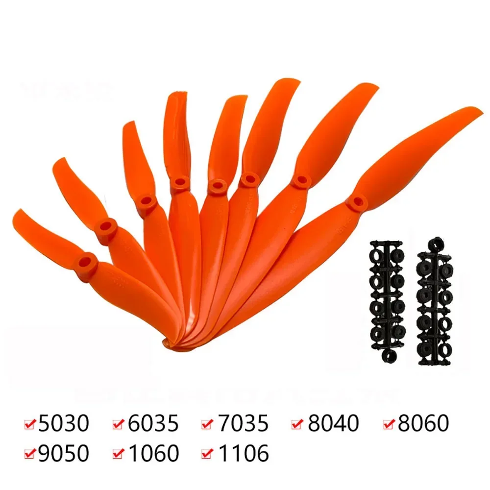 10PCS Nylon5030 6035 7035 8040 8060 9050 1060 Direct Drive Propeller For RC Models Airplane Fix wing Aircraft wholesale