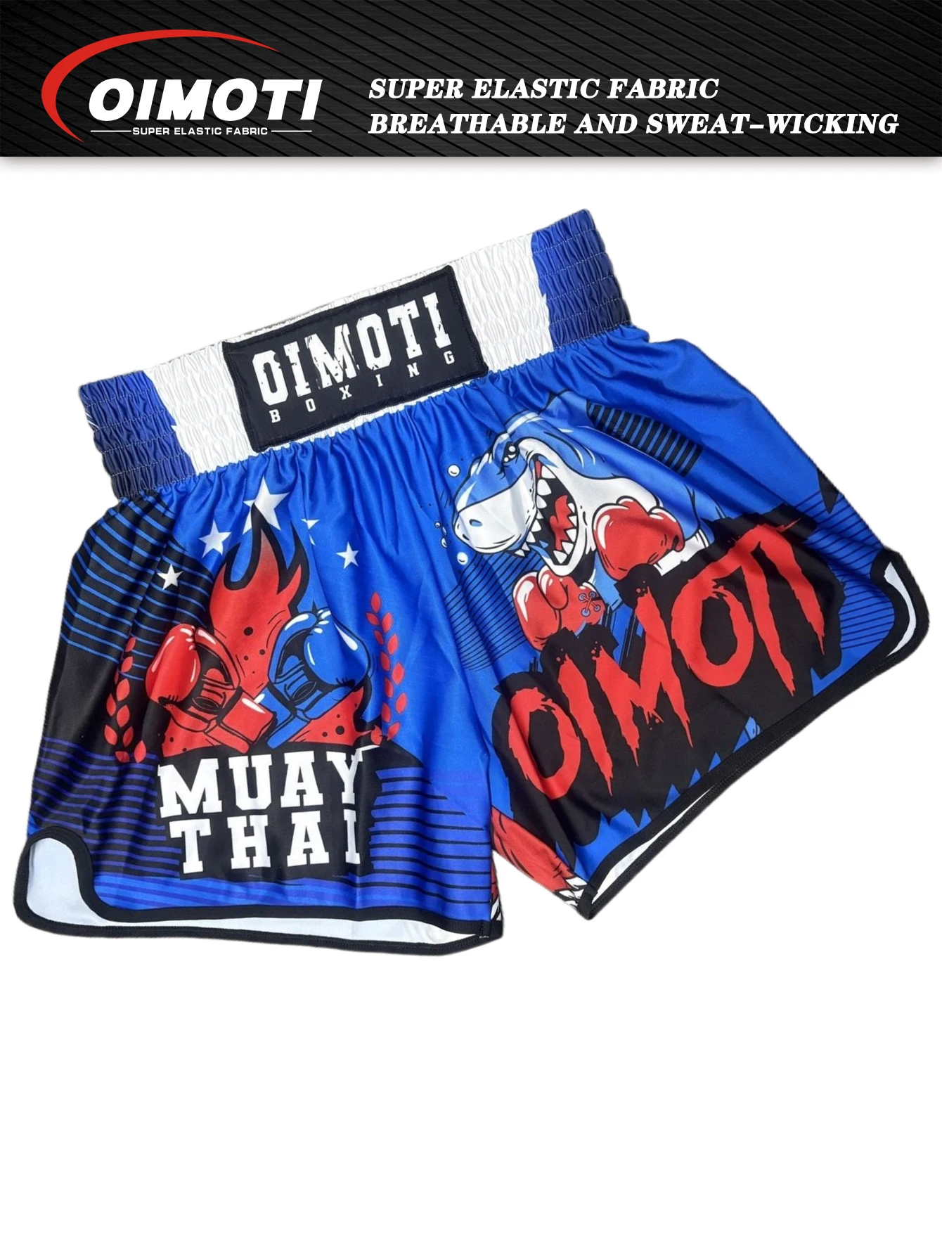 ONE Fitness Quick Dry Elastic Sports Shorts for Men Casual Martial Arts Boxing Wrestling Training Pants