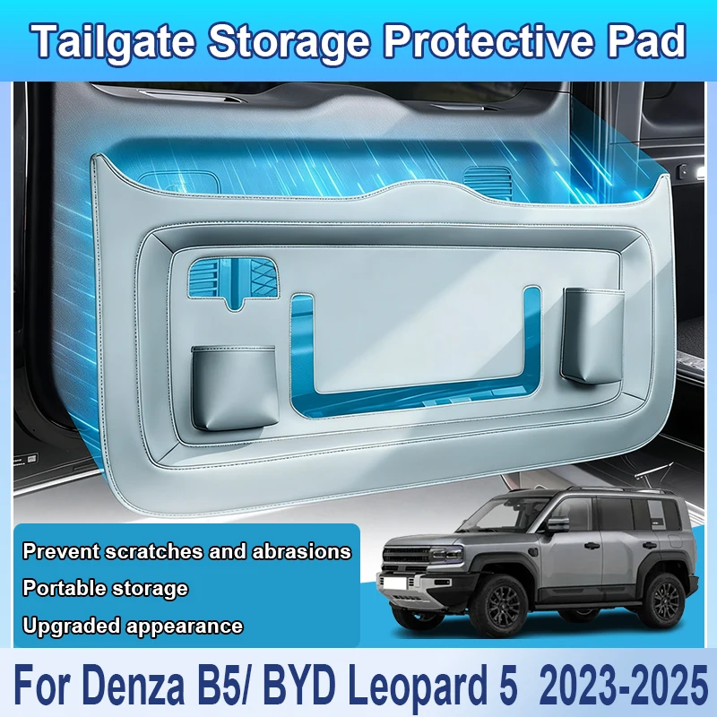 

Car Trunk Protective Pad For Denza B5 Accessories BYD Leopard 5 2023 2024 2025 2026 Trunk Tailgate Prevent Dirt Mat Interior Pad