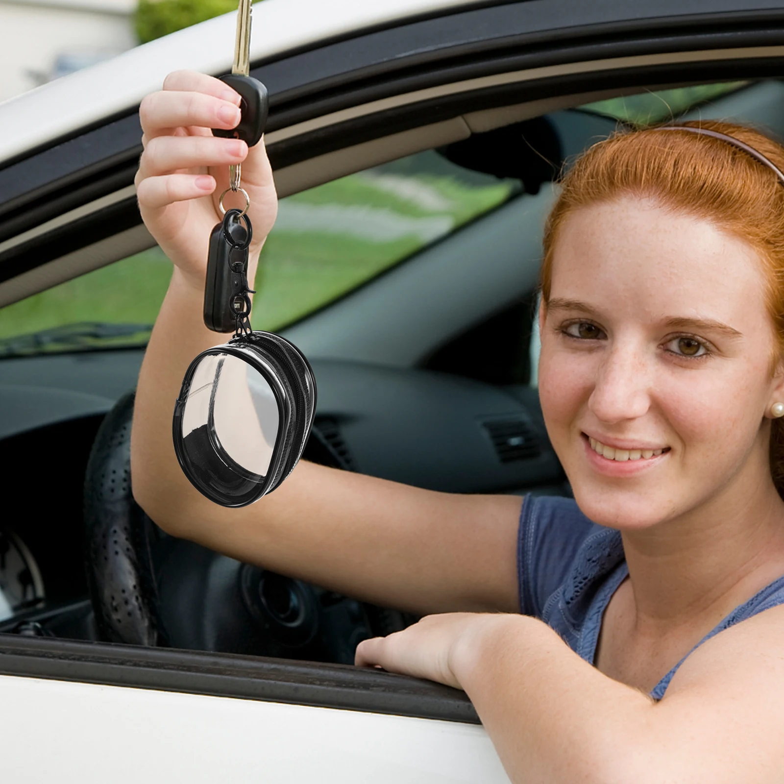 

4pcs Clear Figure Display Transparent Plastic Storage Bag Portable Showcase Pouch Keychain Mini Carrying Case Dustproof