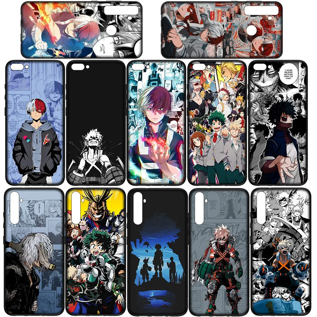 Cover for Samsung Galaxy A10 A20 A53 A30 A31 A32 A50 A51 A52 A12 A33 Phone Case My Hero Academia Shoto Todoroki BNHA Boku No