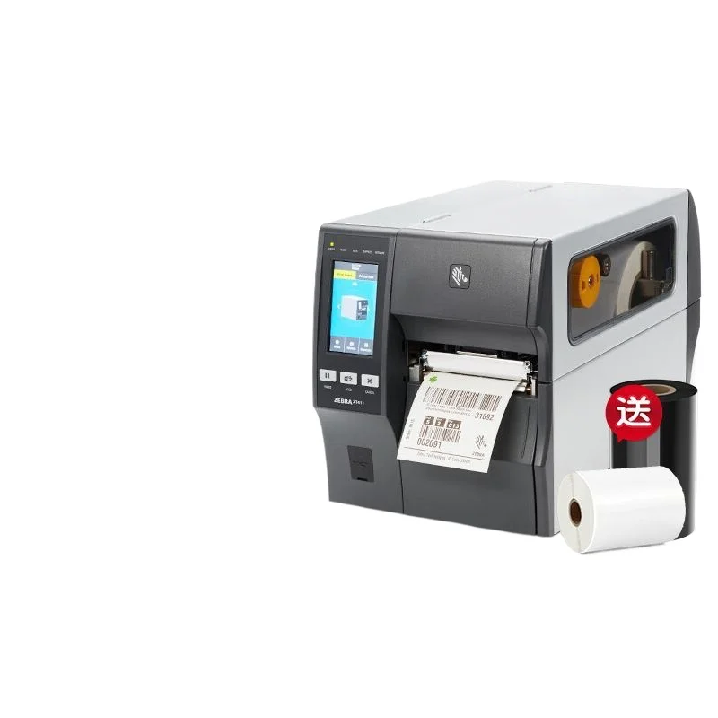 Industrial barcode machine Fixed asset QR code self-adhesive label printer