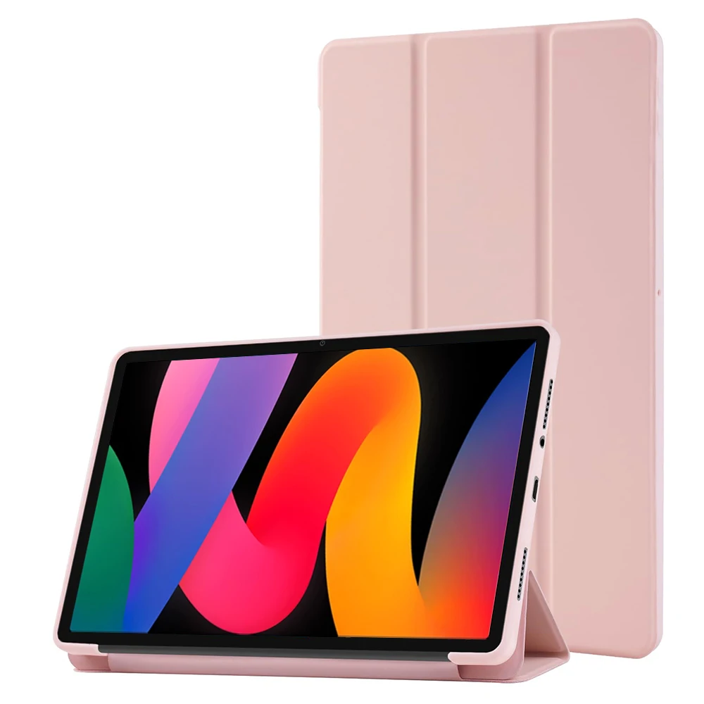 NONE Silikonhülle für RedMi Pad 2 11 Zoll, RedMi Pad SE 11, RedMi Pad SE 8.7, faltbare Hülle mit automatischer Sleep/Wake-Abdeckung 3