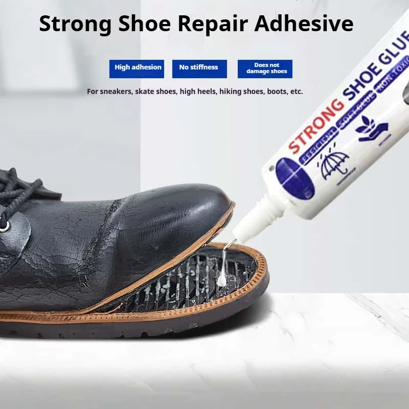60ML Shoe Repair Glue Waterproof Transparent Soft Resin Strong Universal Adhesive for Sneakers Leather Shoes Footwear Repair