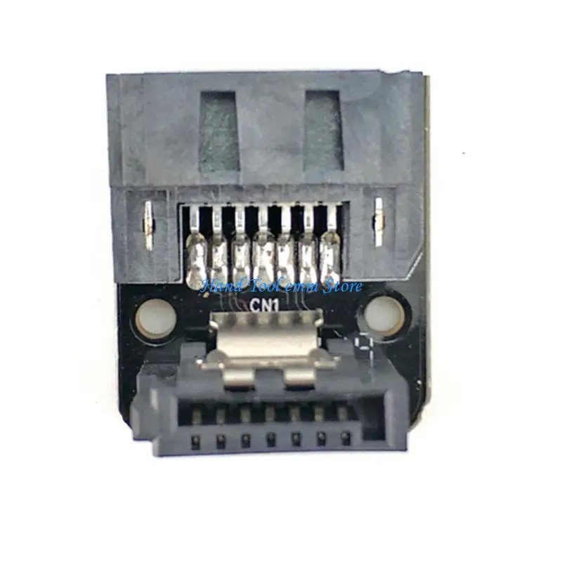 H37F SATAs 7Pin Female to Male 90 Degree Angled Adapter for Desktop Motherboards SSDs