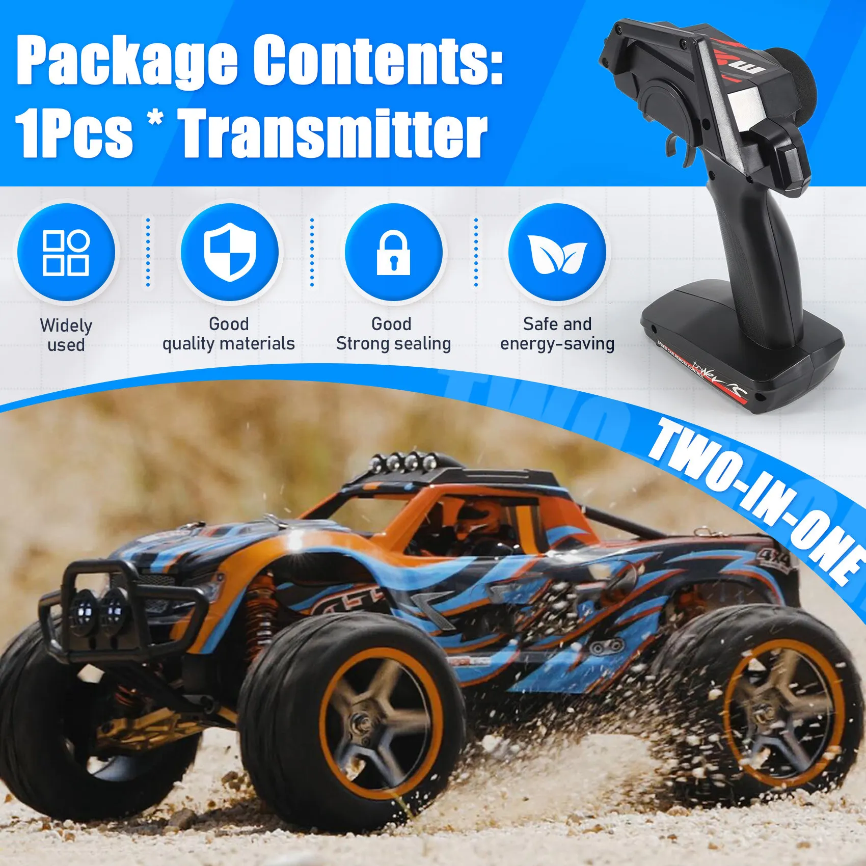 L79A 144001-1669 Transmitter Remote Controller for 144001 144002 124018 124019 104001 RC Car Spare Parts