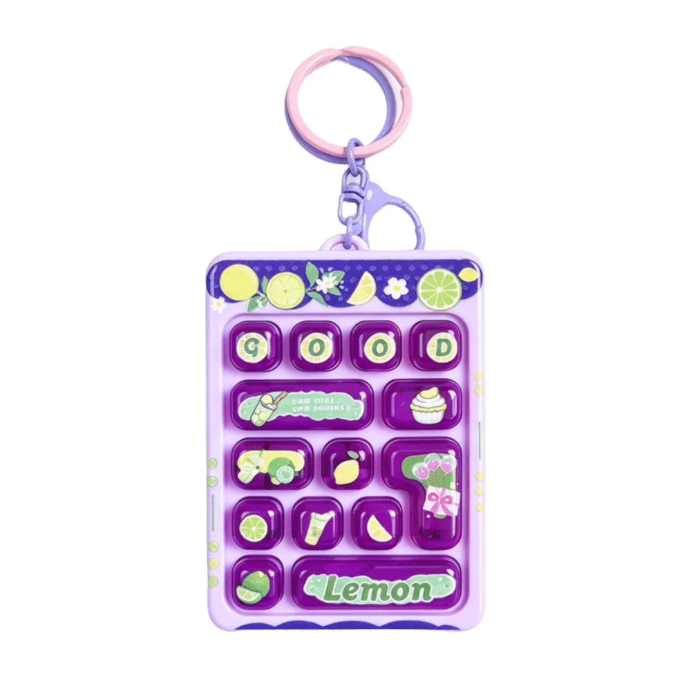 14Key Decompression Button Creative Style Small Gift Mini Keyboard Pendant Cute Design Bag Hanging Ornament Keyboard Keychain