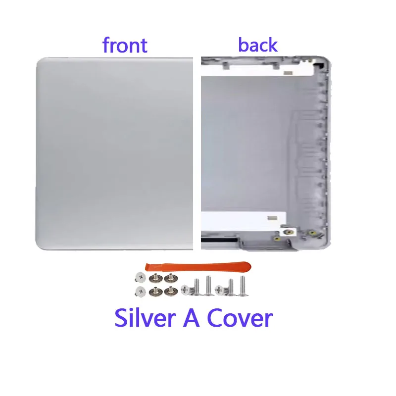 New For Inspiron 5593 LCD Back Cover/Front Panel/Palm Rest/Bottom Cover/Hinge/Top Cover Silver