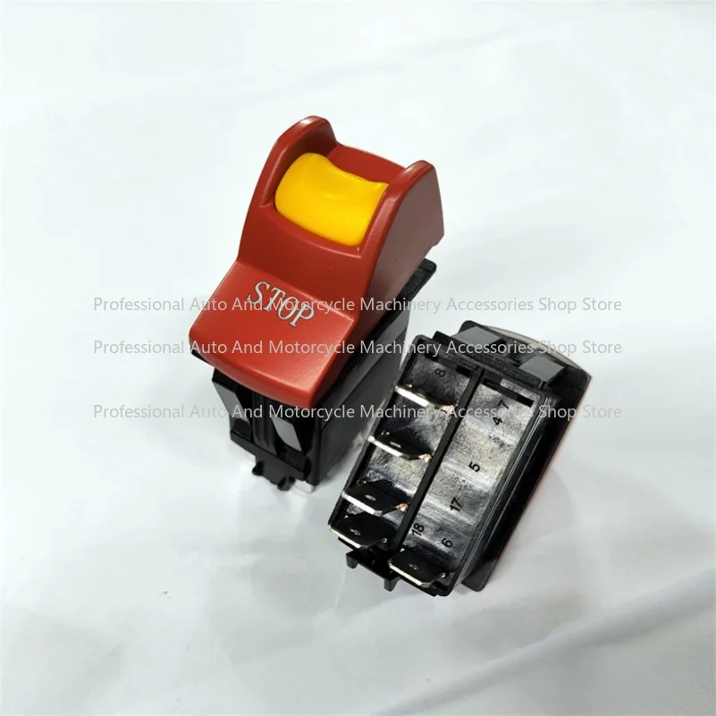 

For Liugong 34B2486 Stop Switch Construction Machinery Modified Vehicle Ship-shaped Rocker Switch Operation Key