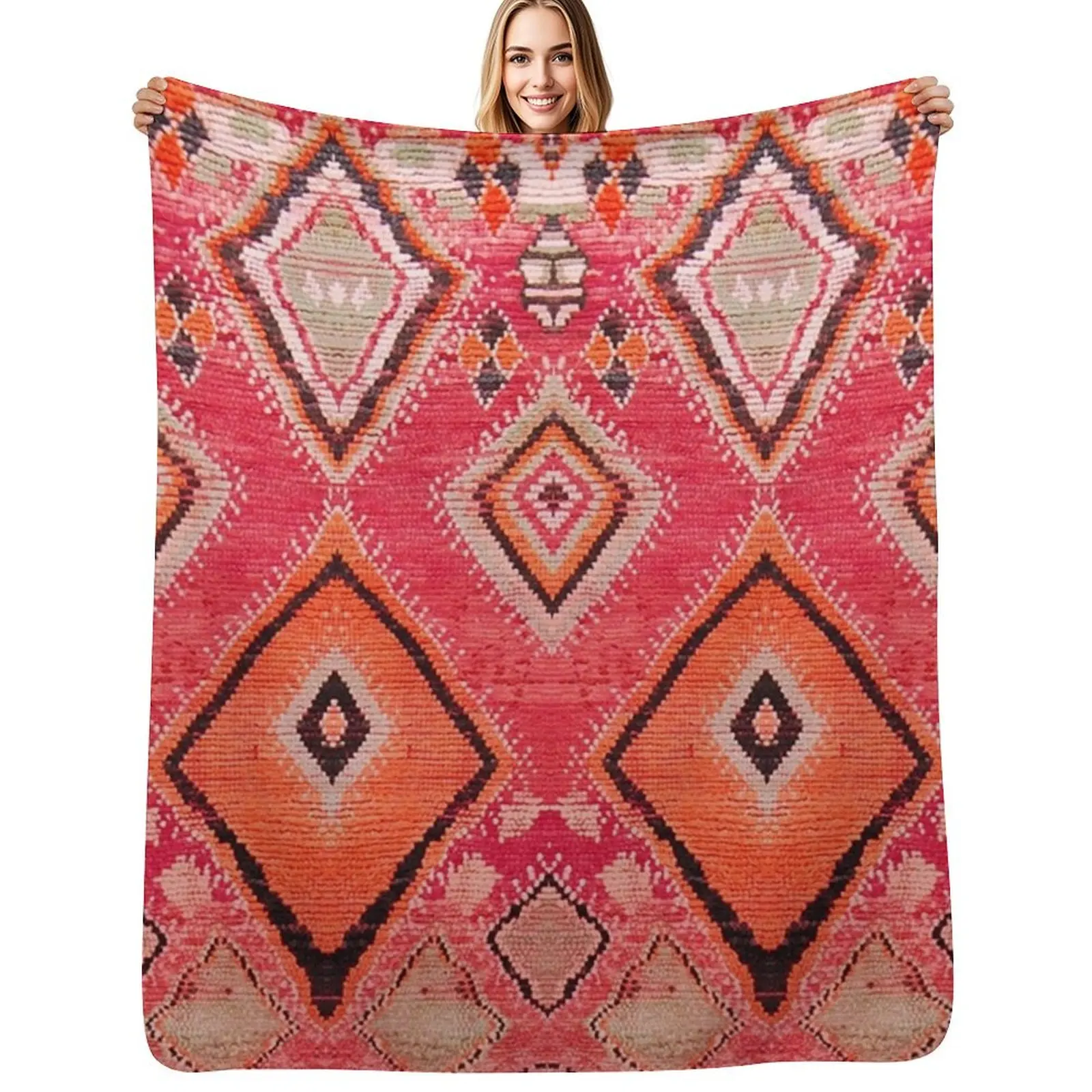 

Heritage Moroccan Berber Throw Blanket Giant Sofa Sleeping Bag Blankets