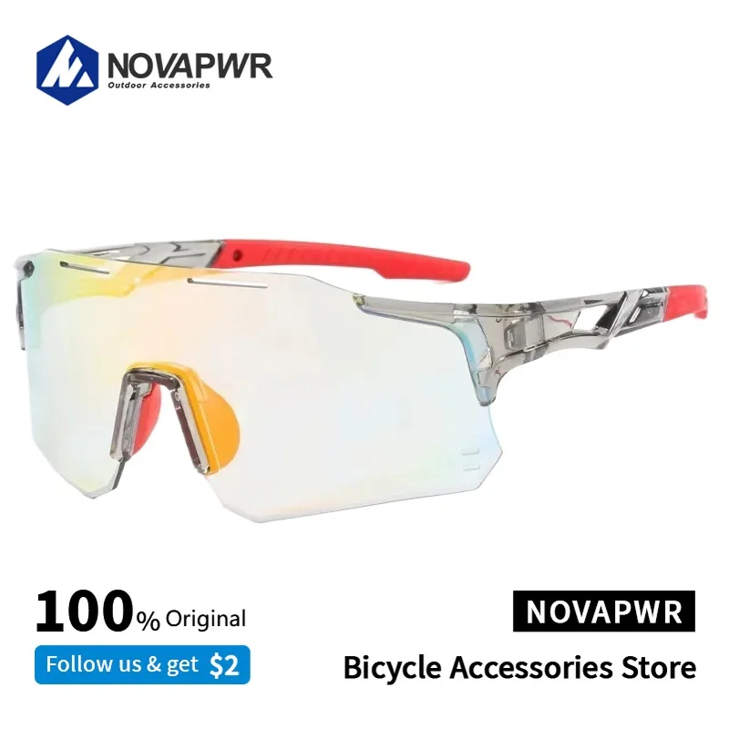 

New Photochromic Men Road Mountain Polarized Cycling Sunglasses Bicycle Glasses UV400 Women Sports Running Eyewear Bike Goggles