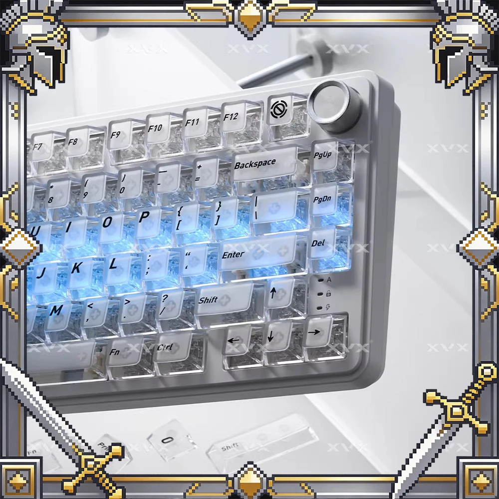 

Клавиши XVX Zhengke для ПК, полупрозрачные, матовые, оригинальные, стандартной высоты, для клавиатур, настраиваемые аксессуары для ПК, подарки