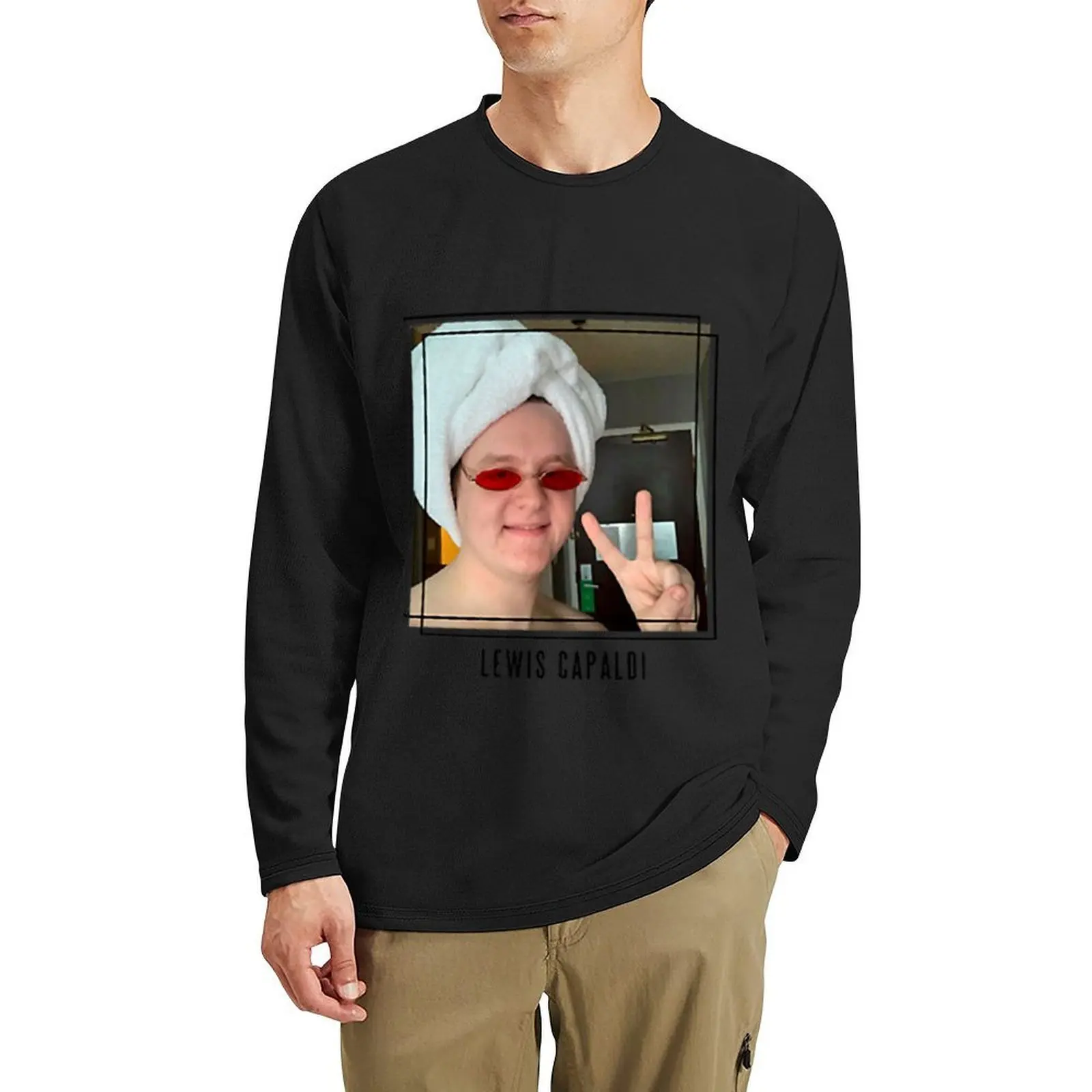 Lewis Capaldi (9) Long T-Shirt cute clothes kawaii clothes sweat shirts funny t shirts T-shirts for men cotton