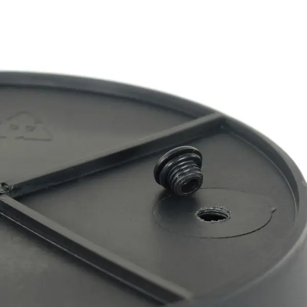 Plantador de decoração de vime com rega automática de 10,2' para ambientes internos e externos - redondo - cinza