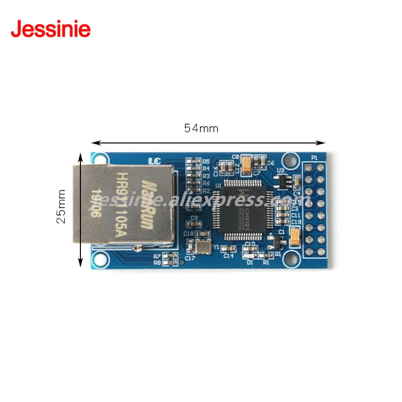 2 uds/1 unidad CH9121 convertidor de módulo de red Serial a Ethernet microcontrolador RJ45 grado Industrial SCM STM32 red UART