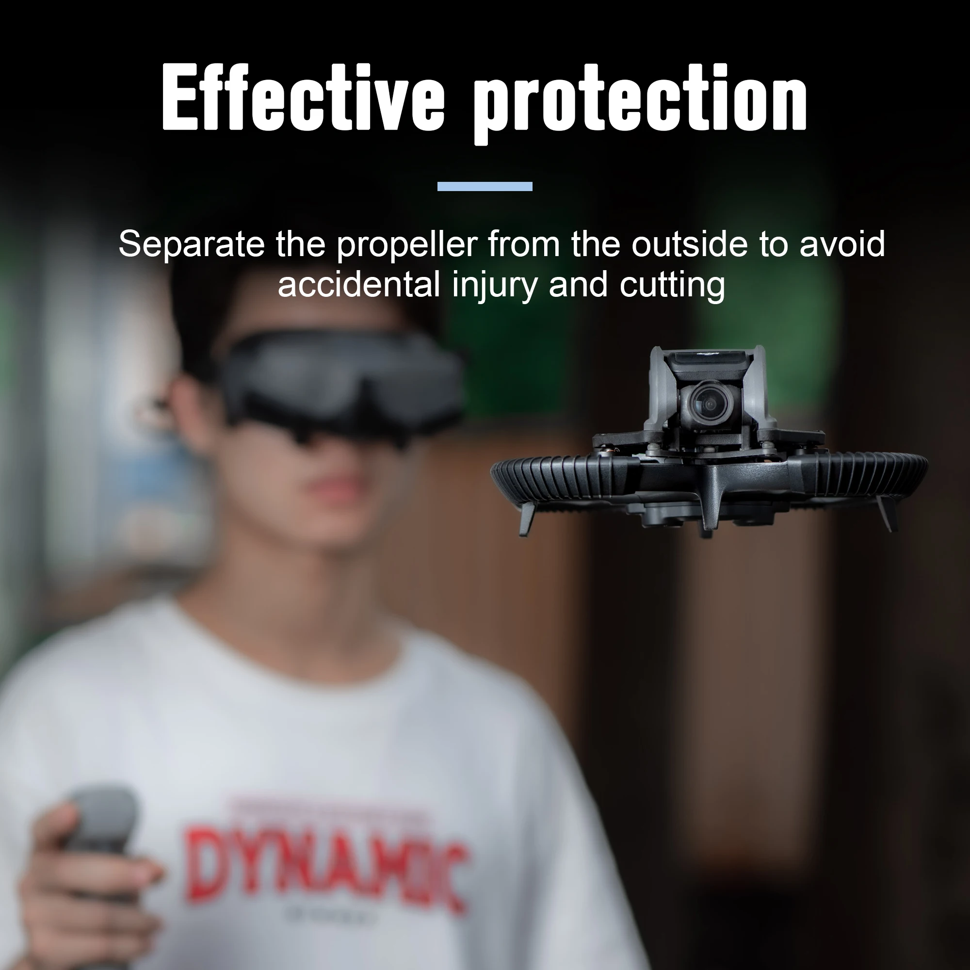DJI Avata crossing machine pierścień antykolizyjny ostrze pokrywa ochronna zabezpieczenie przed upadkiem wszechstronne akcesoria ochronne