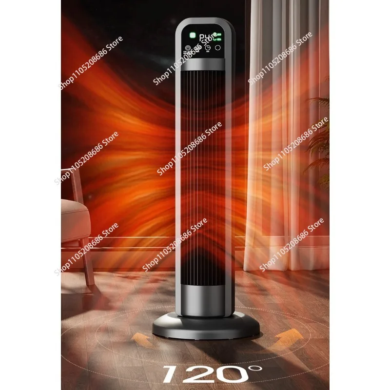 

Vertical Home Office Room Heater, Fast Heating, Thermostat, Energy-Saving Compact Electric Fan Heater for Bedroom and Bathroom