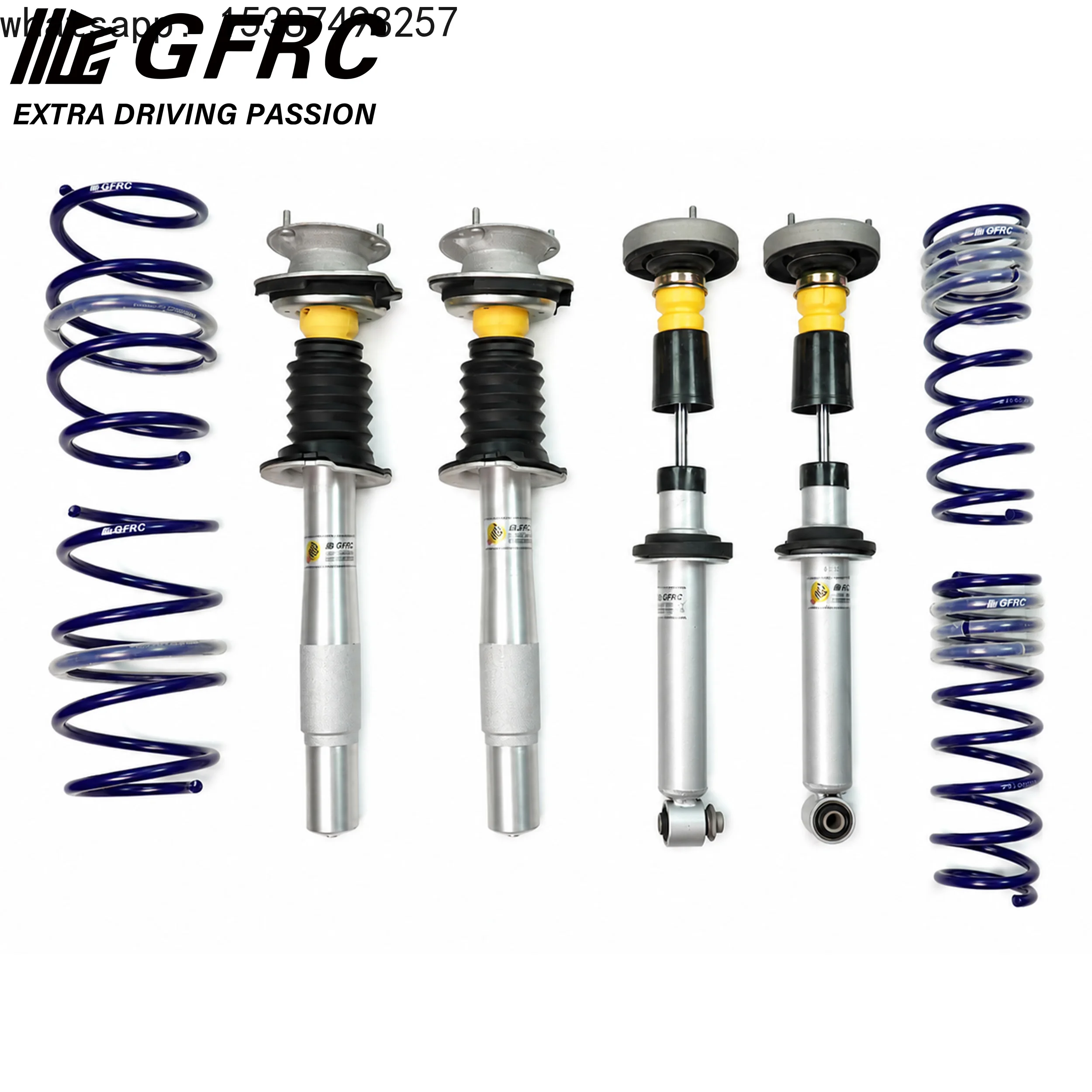 For High-performance  Sports Shock Absorber Set with Lowering Springs for BMW 5 Series E60 Improving Handling Stability