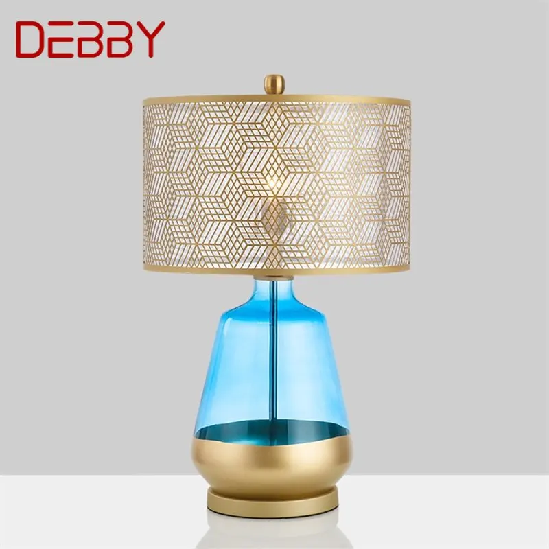 DEBBY-Lámparas de mesa contemporáneas, luz LED decorativa de diseño creativo E27 para escritorio, hogar, vestíbulo, sala de estar, oficina y dormitorio