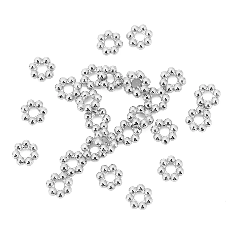 30 قطعة أبدا تتلاشى الفولاذ المقاوم للصدأ الخرز السائبة مجموعة 3 مللي متر 4 مللي متر 5 مللي متر 6 مللي متر PVD فضفاض خزر عازل Diy بها بنفسك مجوهرات قلادة سوار صنع