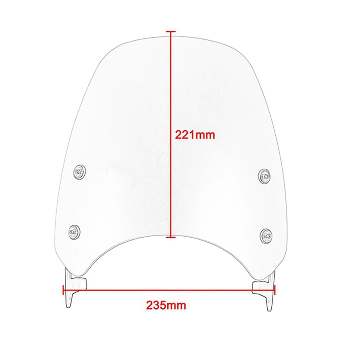 

For Motorcycle Windshield Windshield for Triumph Speed Twin 1200 2019 2020