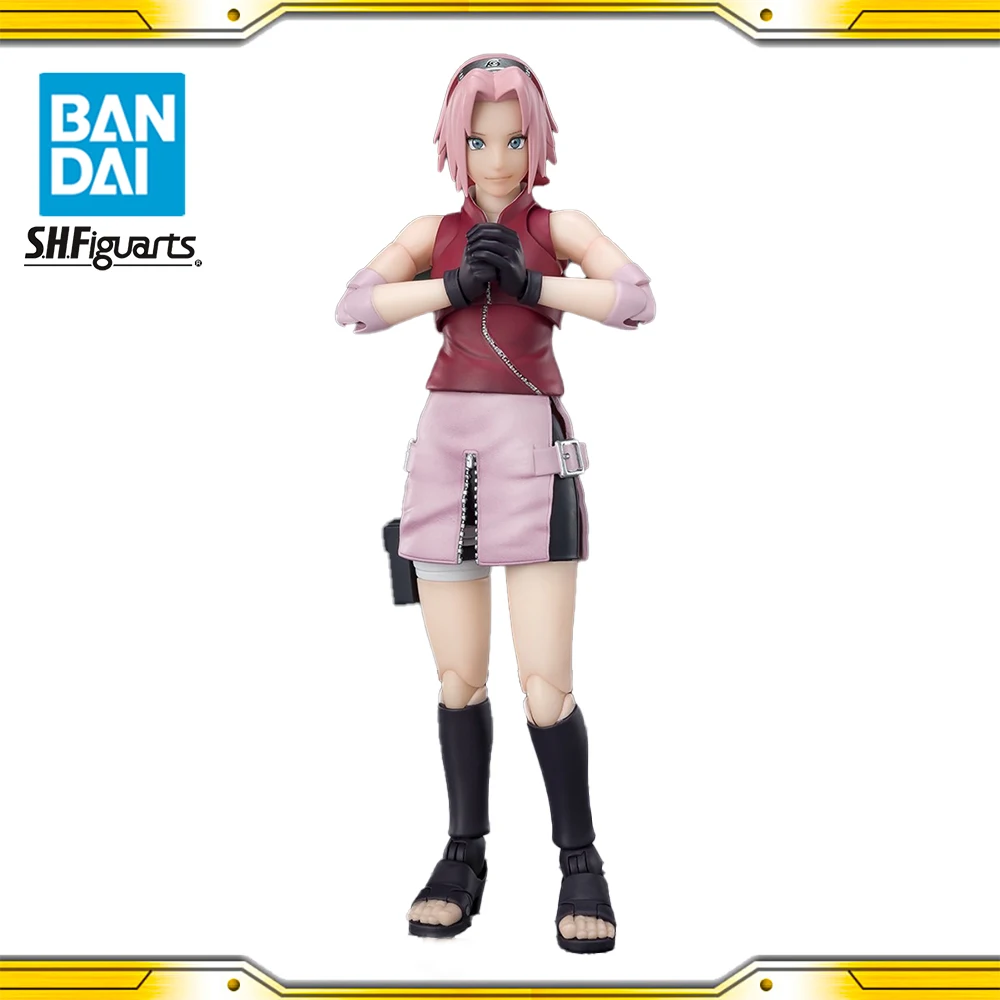 

In Stock Original Bandai Shfiguarts Naruto Haruno Sakura PVC Anime Figures Action Figure Model Toys Gift
