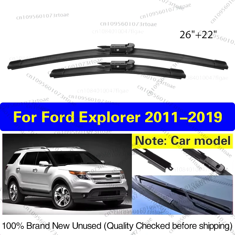 

Для Ford Explorer 5 U502 2011-2019 передние щетки стеклоочистителя лобовое стекло лобовое стекло щетки от дождя 26 "+ 22" автомобильные аксессуары