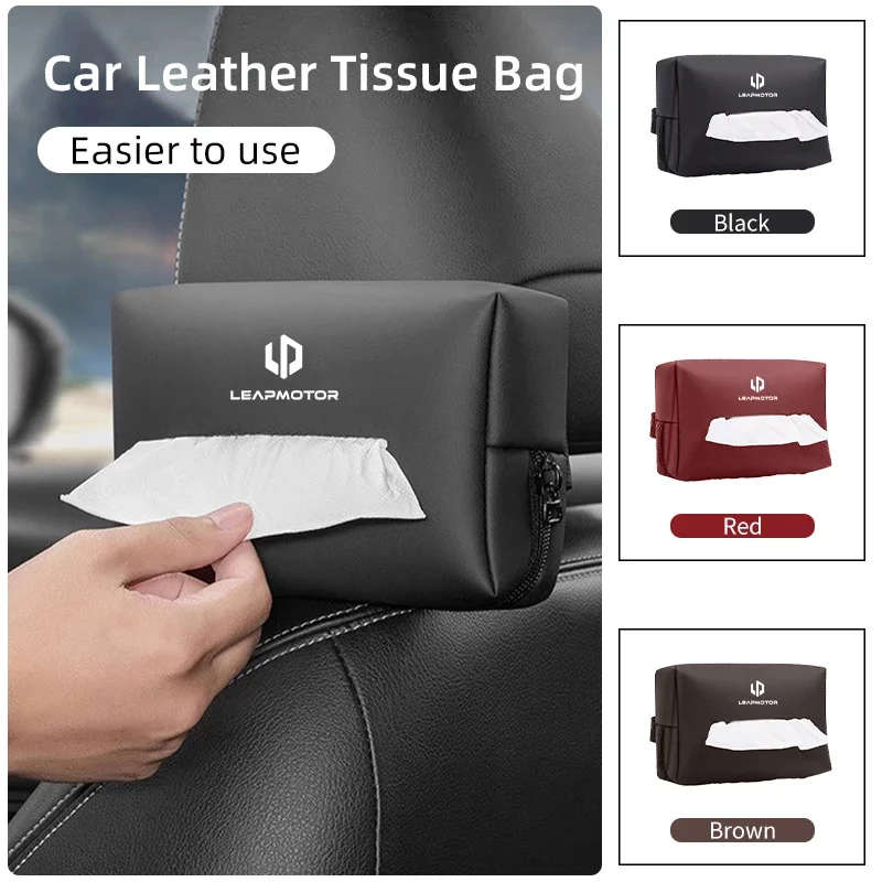 Car Seat Back Storage Bag Organizer For Leapmotor B10 C10 C11 C16 C01 T03 S01 Interior Accessories