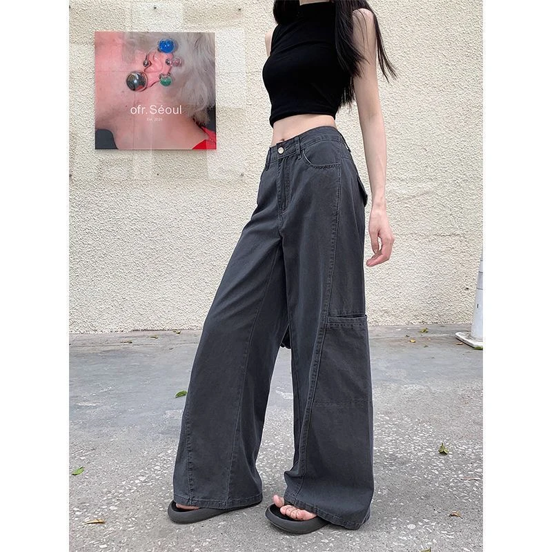 السراويل البضائع النسائية التكتيكية الصيف شبكة بوليستر تهوية الجوف التدريجي مثقب تدلى الأربطة مرونة قابل للتعديل Y2K