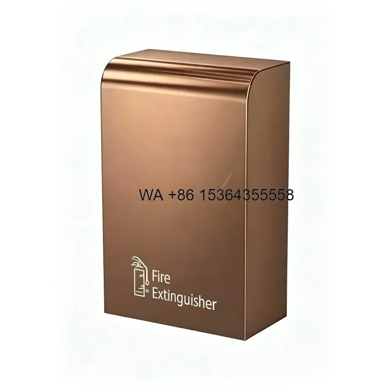 Wmwmnu for Floor Fire Cabinet Carbon Steel Flexible Durable Powder Coated Customizable for 2 Fire Extinguishers Fire