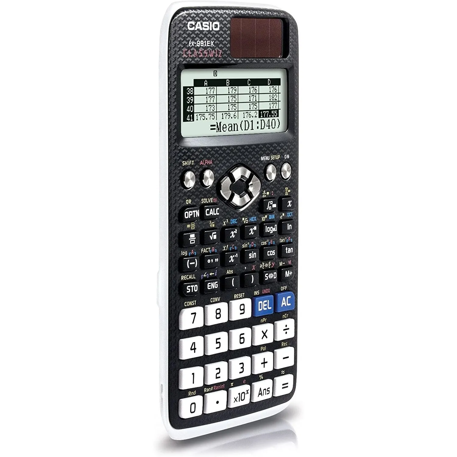 Original CASIO FX-991EX Advanced Scientific Calculator 552 Functions Engineering Students High School Lab Office Solar - Battery