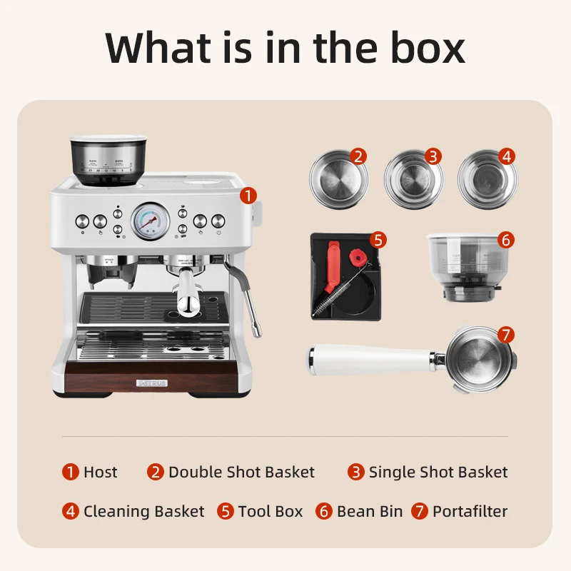 Petrus volautomatische koffiemachine, melkschuimmachine, gemalen geïntegreerde machine, huishoudelijke kleine Italiaanse koffiemachi