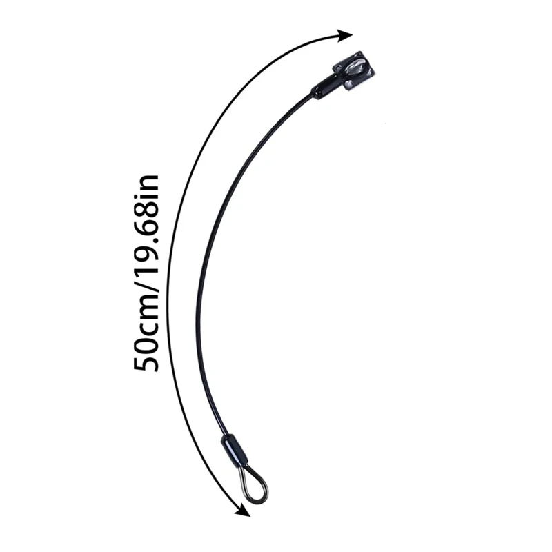 VOLLSTÄNDIGE Träger, die an den schwarzen, bärensicheren Mülleimer befestigen. Funktioniert ideal für Bären, Waschbären, Opossums, Eidechsen, Tier-Mülleimer-Deckelverschluss