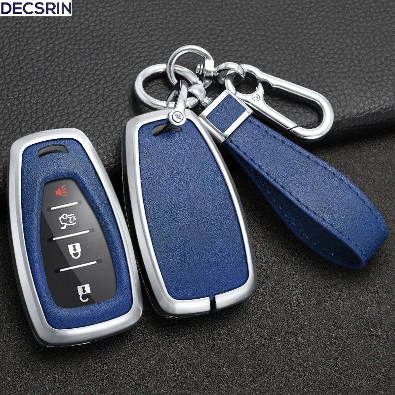 Funda de cuero para llave de coche Chevrolet Onix Equino Orlando Cruze Spark Sonic Camaro Volt Bolt Trax Malibu Blazer Traverse
