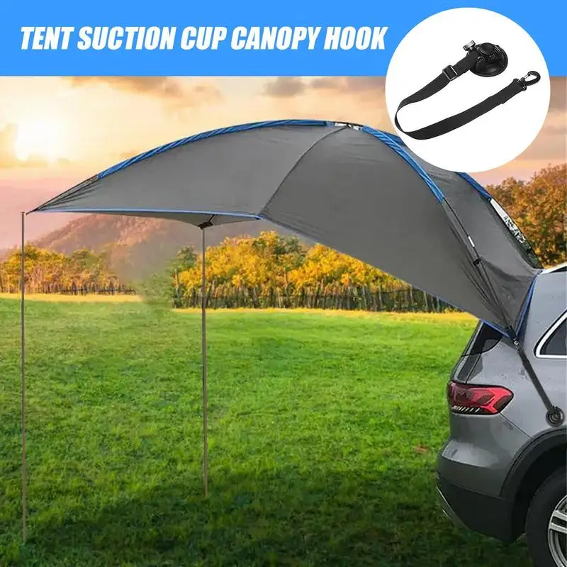 

Car Camping Suction Cups Heavy Duty Suction Hook Powerful Car Camping Supplies Awning Accessories for Outdoor Activities