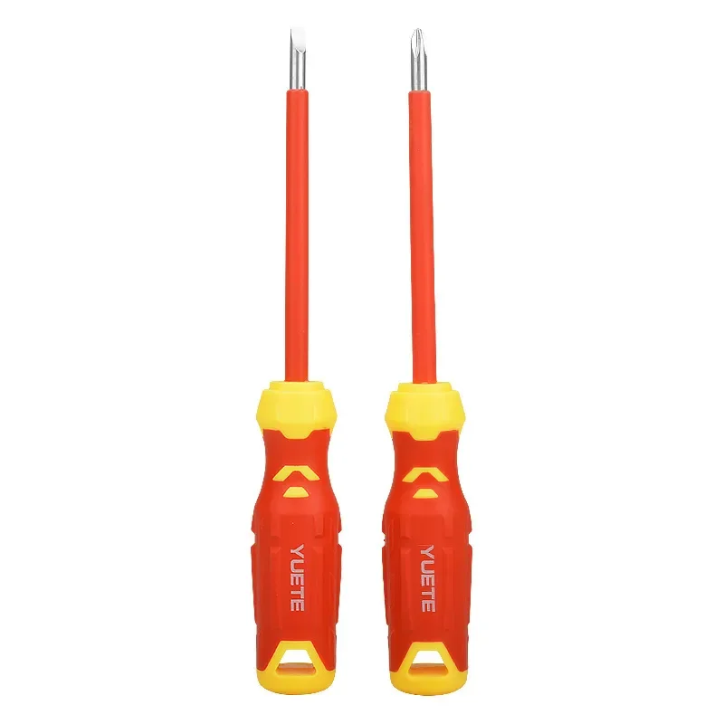 Magnetic Insulated Screwdriver Set High Voltage Resistant Electrician Tools Manual Hand Repair Kit for Home Office Use