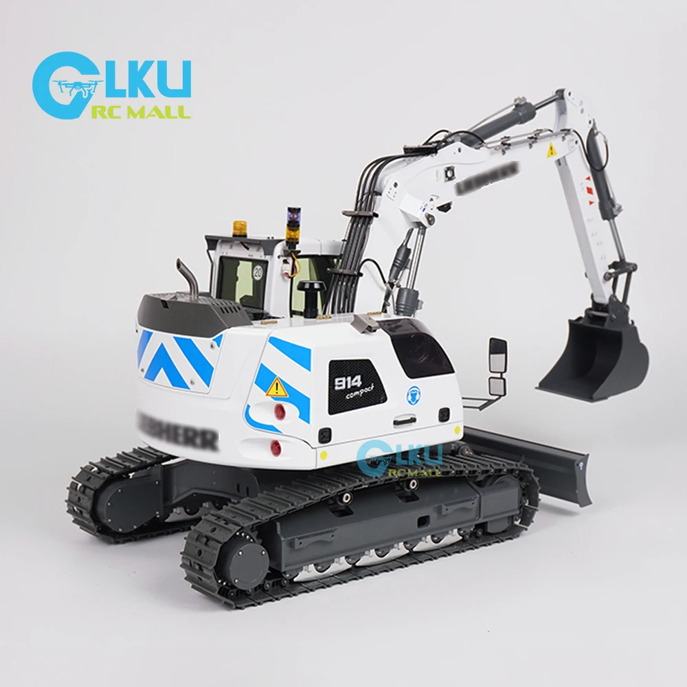 New paint 1/14 LR914 remote control tailless hydraulic excavator CUT-914 three-section boom crawler hydraulic excavator