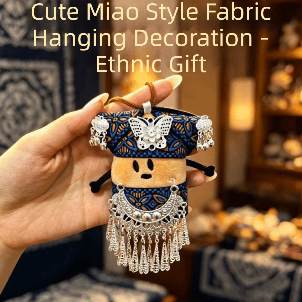 Ethnic Style Potato Keychain Handmade Cartoon Pendant Cartoon Design Creative Backpack Ornament Backpack Decor