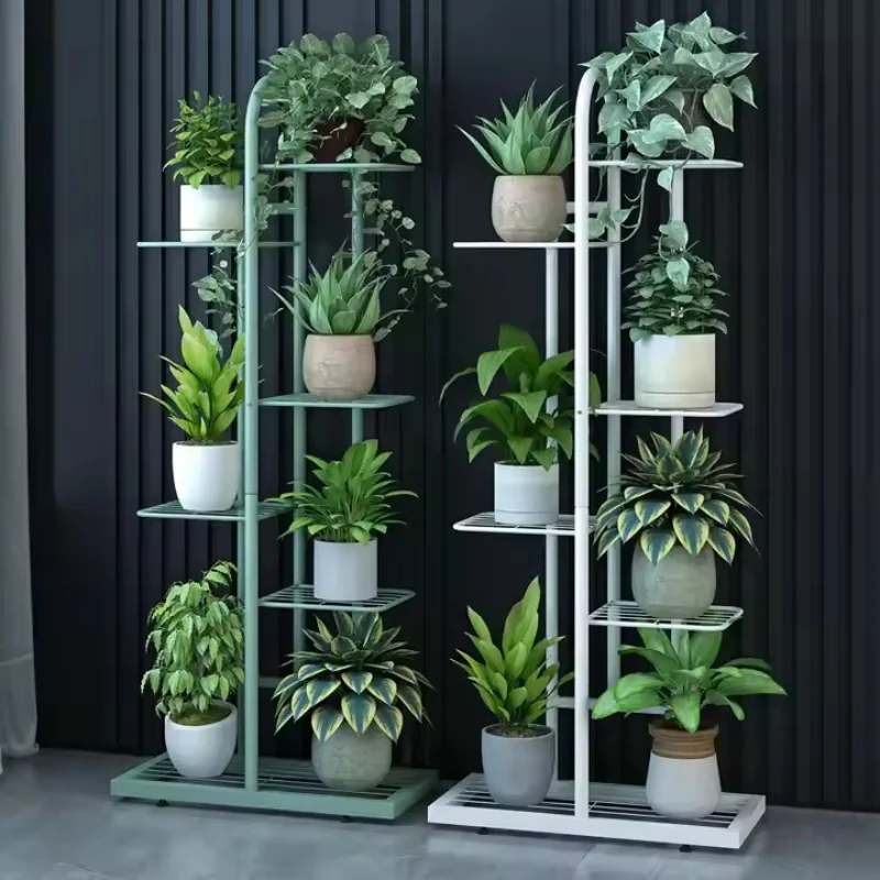 High-quality Stainless Steel Home Flower Display Stands and Stainless Steel Plant Brackets Are Used for Home Garden Decoration