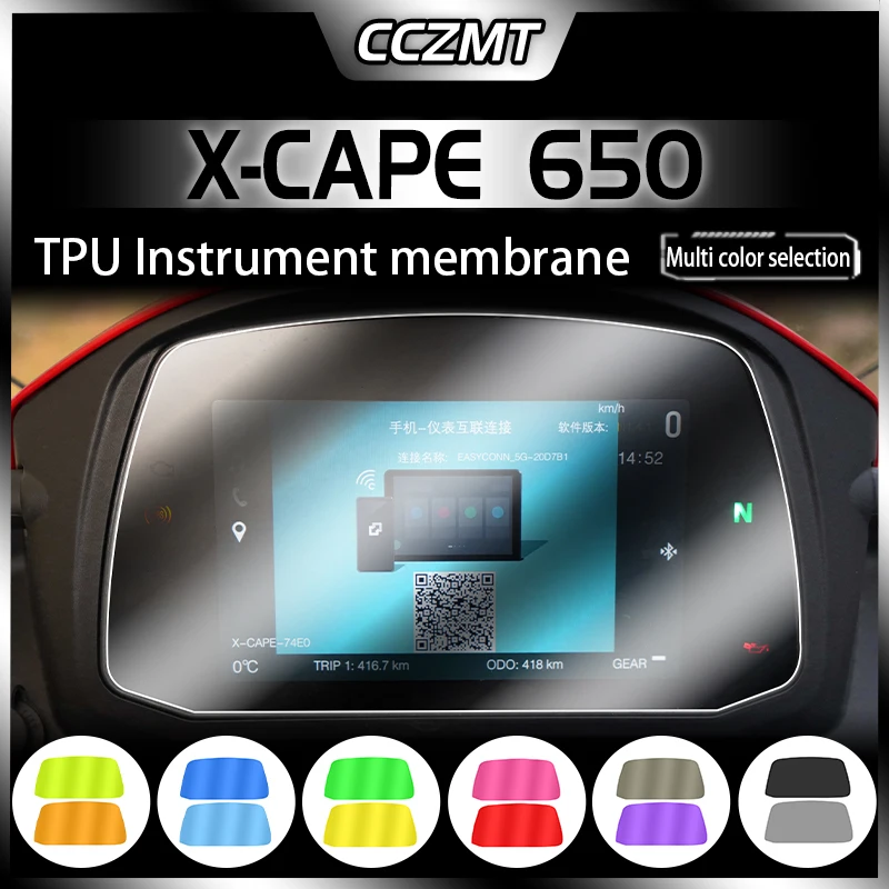 

For Morini XCape X Cape X-Cape 650 650X 650 X 2021 2022 Motorcycle Anti-scratch Dashboard Screen Protection Film Protector