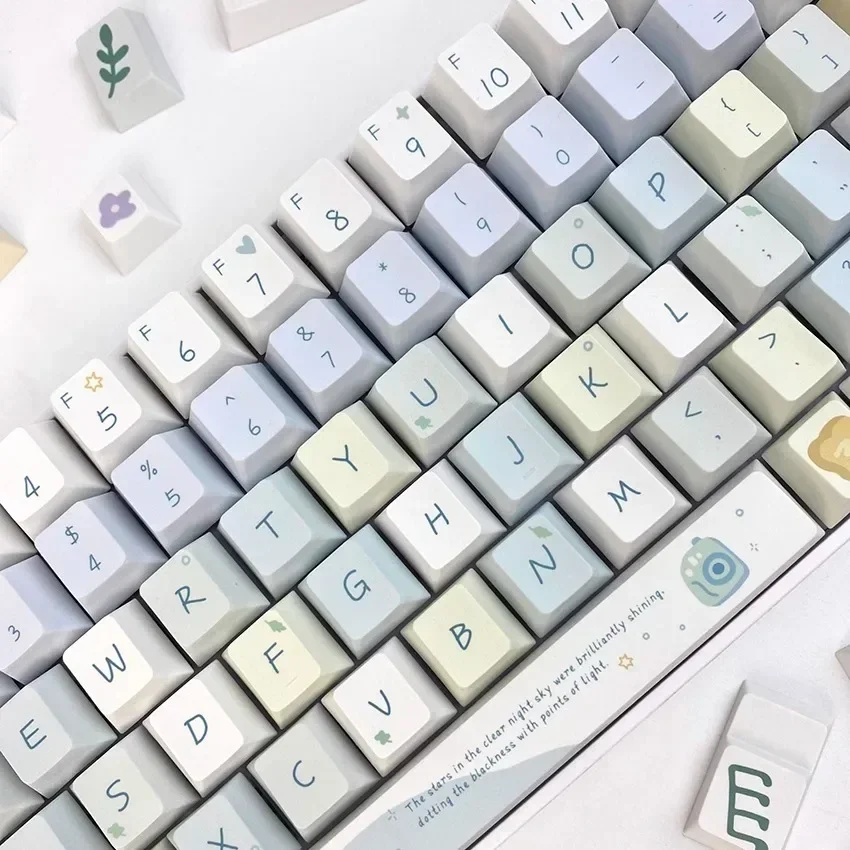 Su Shi Jinnian eoa keycap pbt hot sublimation small fresh keycap custom keycap mechanical keyboard kit