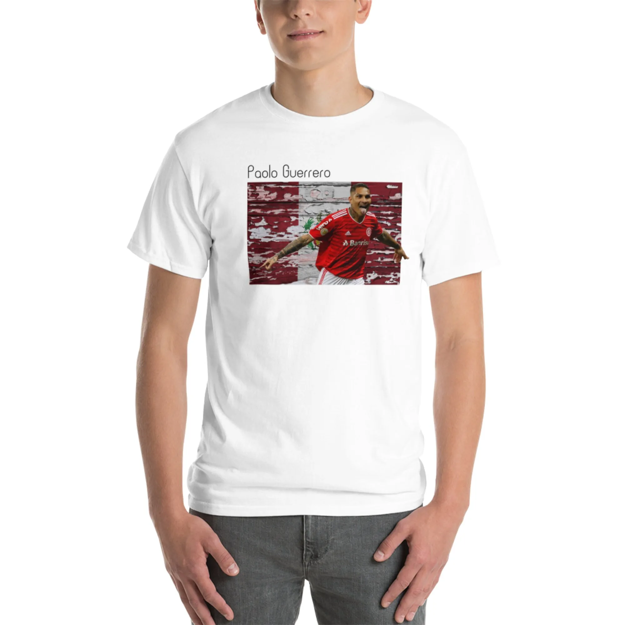 Футболка Paolo Guerrero с винтажным дизайном футбольной команды
